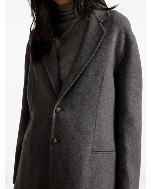 Polo Ralph Lauren Gray Single-Breasted Long Coat