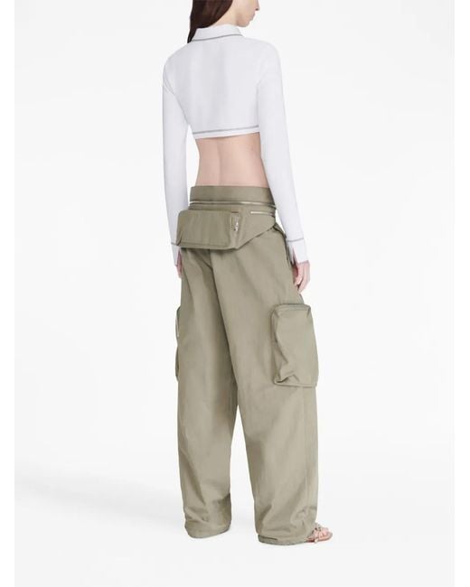 Dion Lee Cropped Top in het White