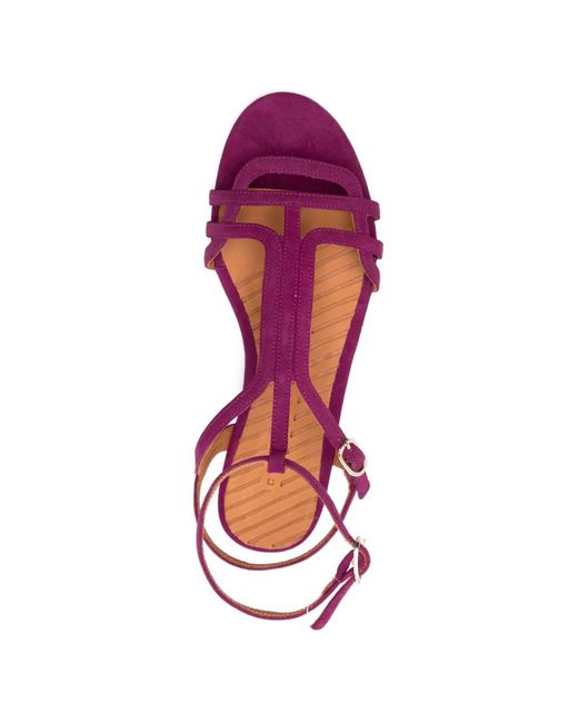 Chie Mihara Pink Yale Flat Sandals