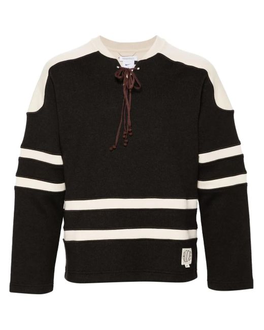 ウォームアップウェア Nike X bode sweat shirt Nike X Bode Lace-Up Sweatshirt in Black for Men | Lyst