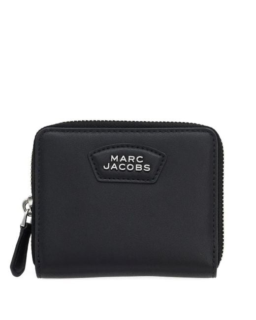 Marc Jacobs Black The Slim Compact Leather Wallet