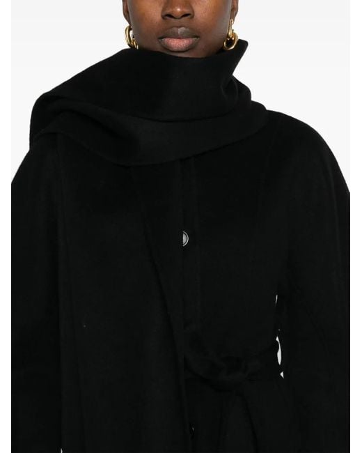P.A.R.O.S.H. Jack Met Knoopsluiting En Ceintuur in het Black
