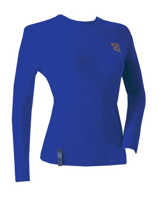 Riday Blue Long-Sleeve Base-Layer Top