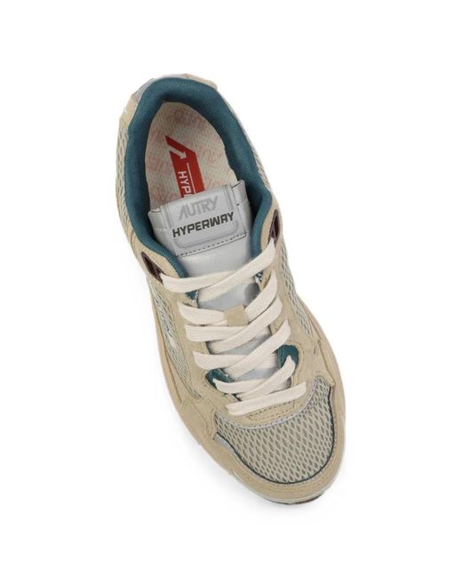 Autry White Hyperway Sneakers