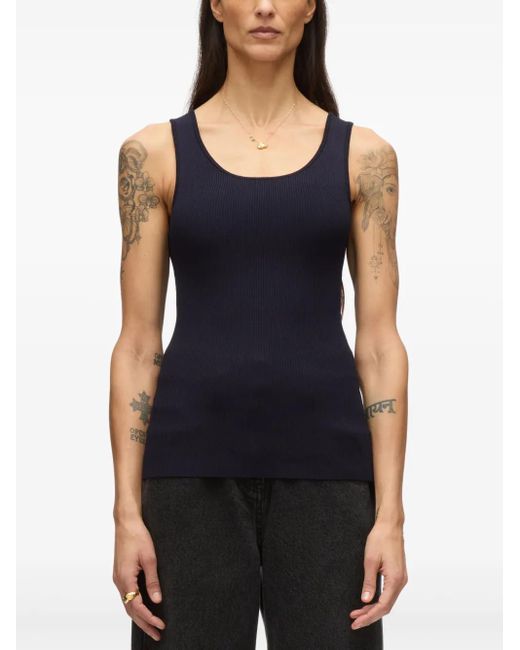 3.1 Phillip Lim Blue Jersey Top