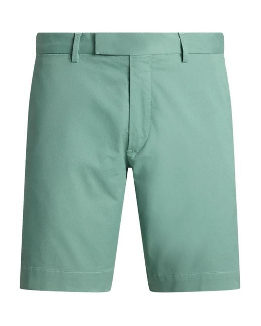Polo Ralph Lauren Green Slim-Cut Chino Shorts for men