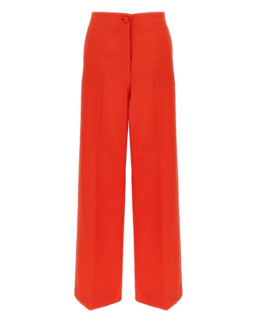 Brioni Red Wool-silk Pants