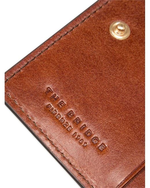 The Bridge Brown Logo-Debossed Leather Wallet