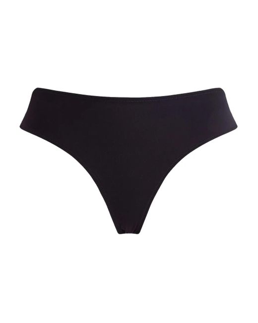 Vilebrequin Black Logo-Patch Bikini Bottoms