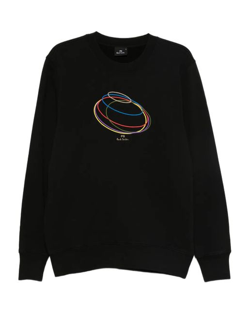 メンズ Paul Smith ロゴ スウェットシャツ Black