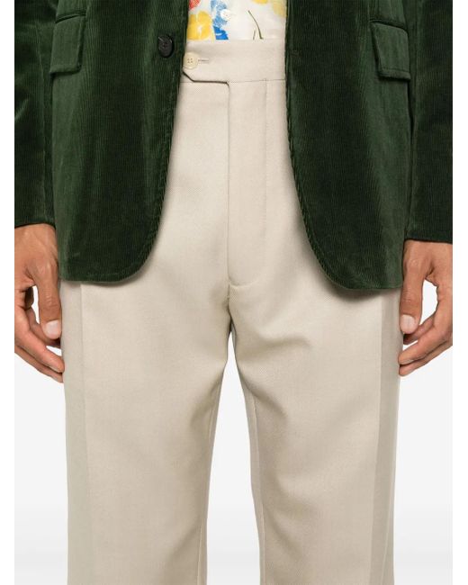 Fursac Wollen Broek in het White voor heren