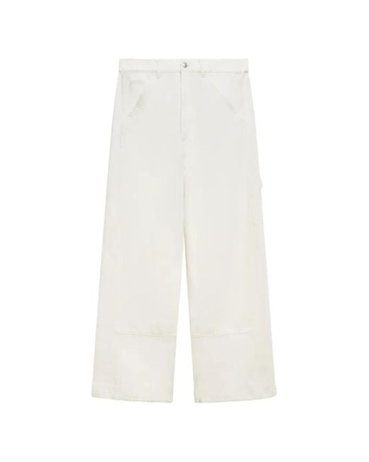 Marni White Denim Wide-Leg Jeans