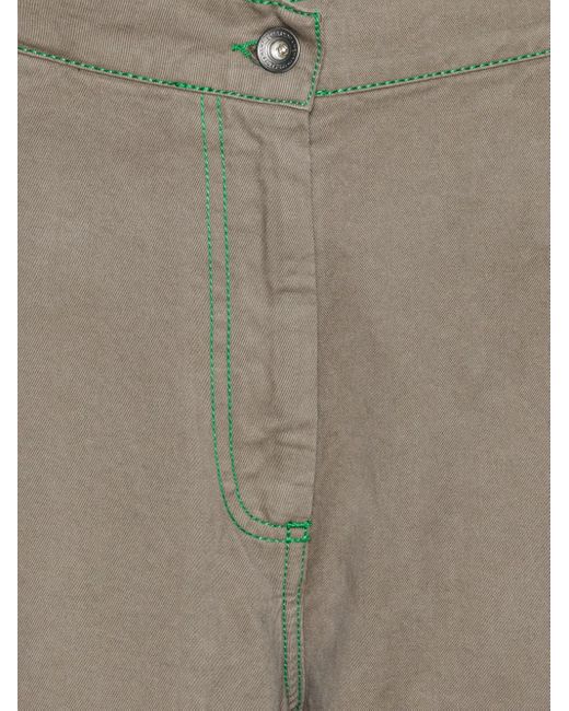 Henrik Vibskov Gray Contrast-Stitched Jeans