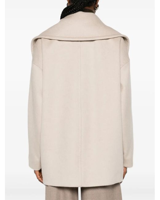 Max Mara Natural Cashmere Double-Breasted Jacket