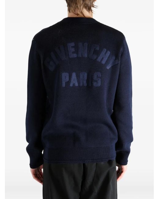 Cárdigan Con Botones Givenchy de hombre de color Blue