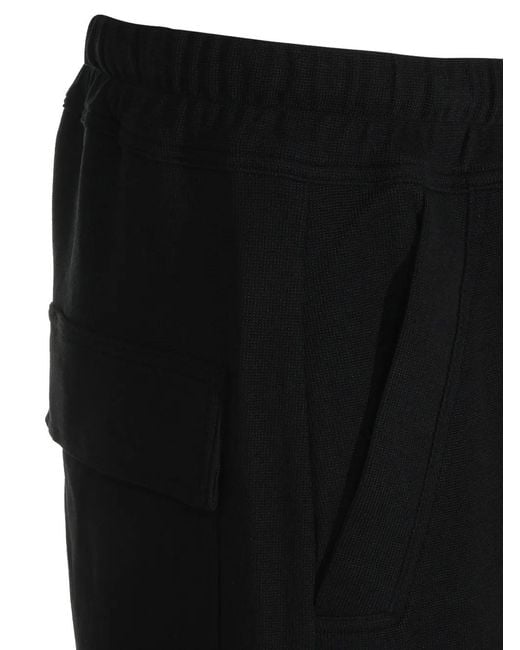Thom Krom Black Drawstring-Waist Trousers for men