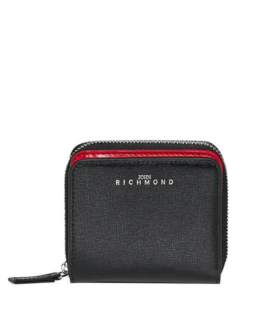John Richmond Black Zip Wallet