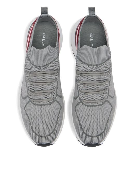 Bally White Sylen Slip-On Ribbon Sneakers for men