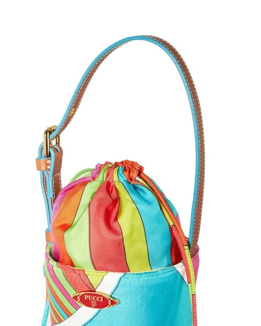 Emilio Pucci Nella Bucket-Tas in het Blue