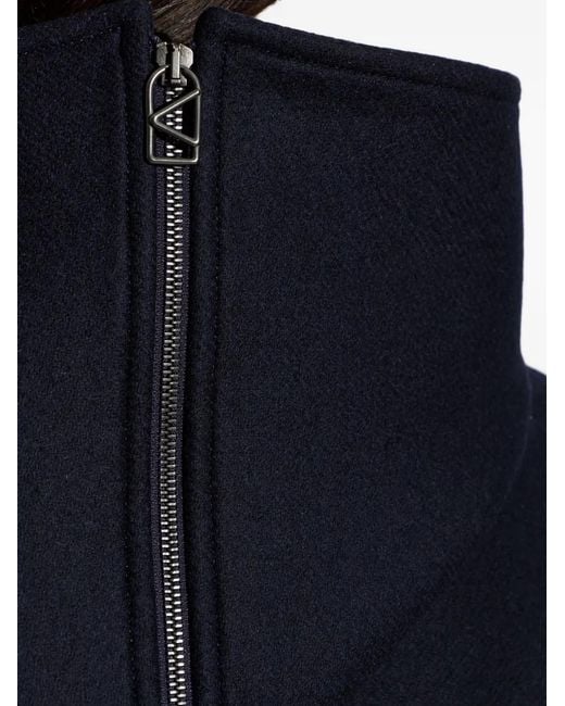 KENZO Blue Zip-Fastening Hooded Jacket