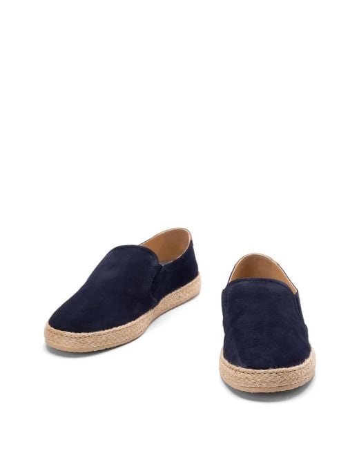 Brunello Cucinelli Blue Suede Espadrilles for men