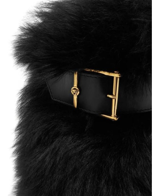 メンズ Versace Bastion シアリングブーツ Black