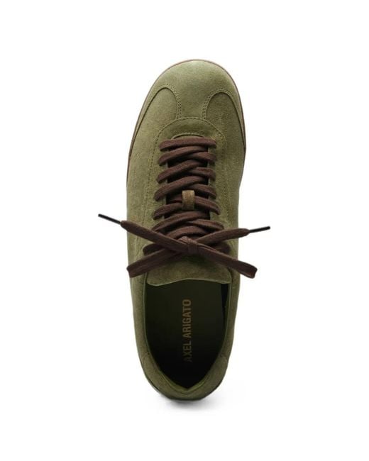 Axel Arigato Green Zane Suede Sneakers for men