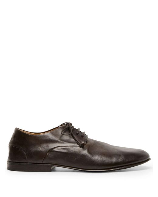 Marsèll Brown Stucco Leather Derby Shoes for men
