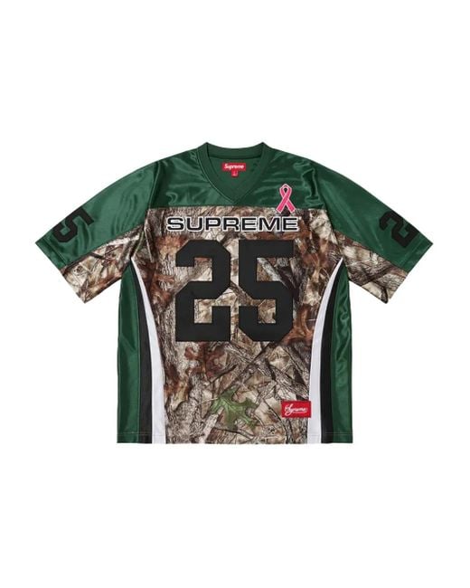 Supreme Voetbalshirt in het Green voor heren