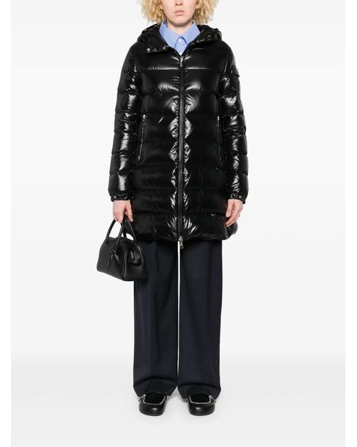 Moncler Black Long Down Jacket