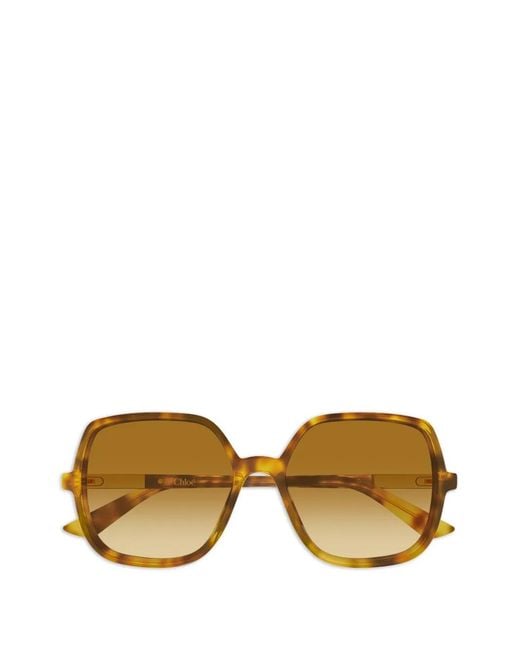Chloé Metallic Lunettes De Soleil Judy