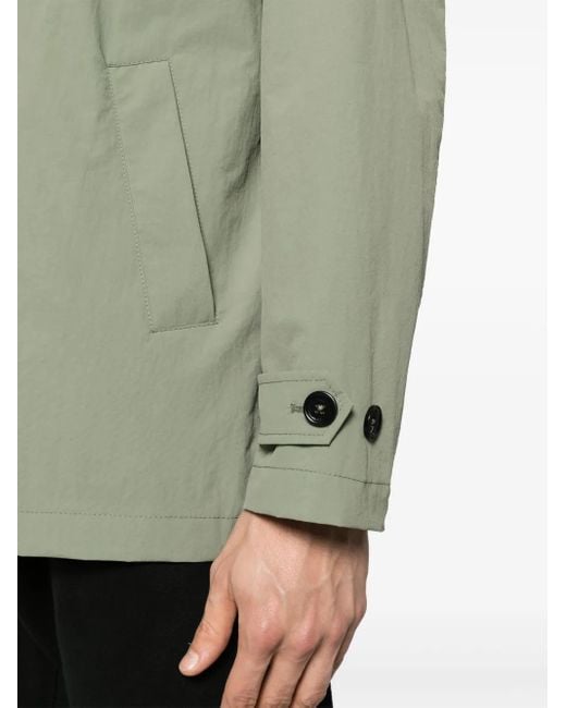 Fay Green Layered-Design Jacket for men