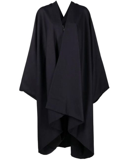 Maison Margiela Blue Mohair-Blend Blanket Coat