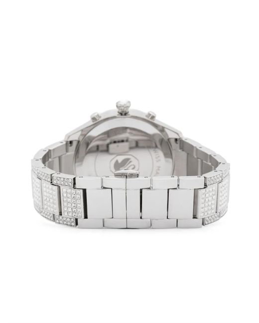 Swarovski White Dextera Lux Crystal Chronograph Watch
