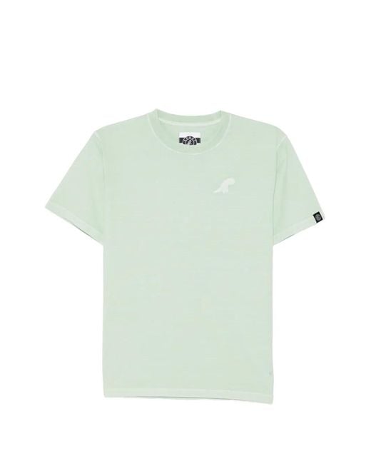 SPORT b. by agnès b. Green Logo-Embroidered T-Shirt for men