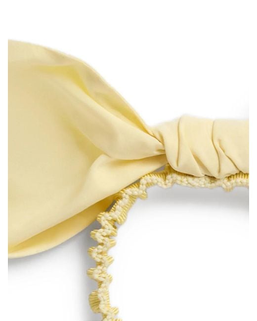 Patou Metallic Bow Scrunchie