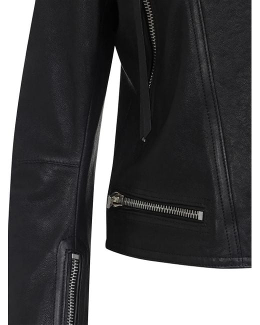 Giacca Di Pelle Con Zip di Tom Ford in Black