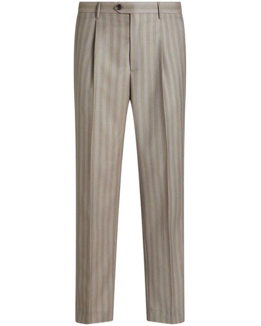 Pantalones de vestir a rayas Etro de hombre de color Gray