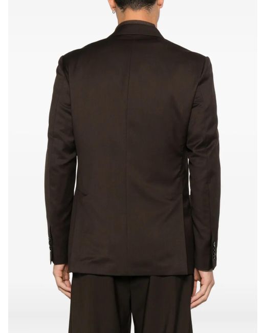 Lardini Black Button-Fastening Blazer for men