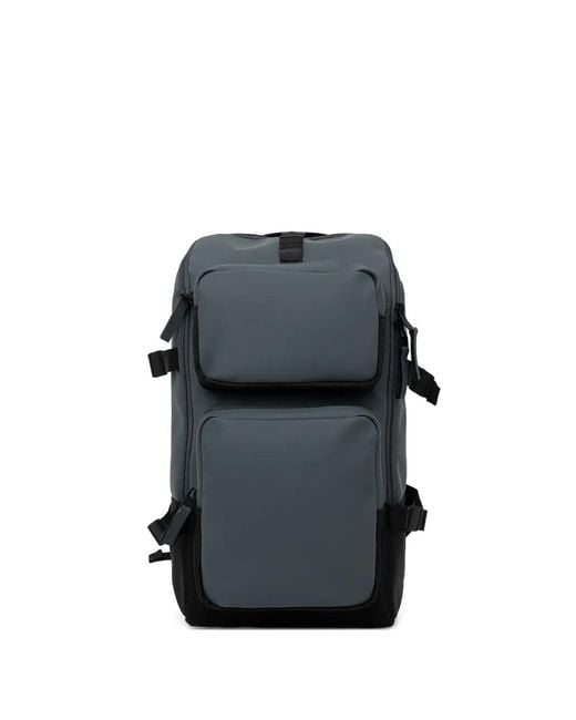 Rains Black 14330 Pocket Backpack