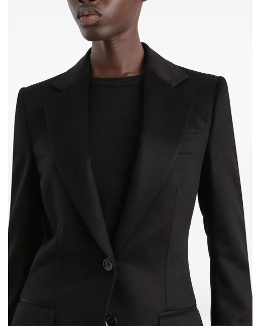 Dolce & Gabbana Black Single-Breasted Blazer
