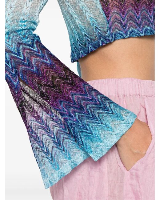 Missoni ニットトップ Blue