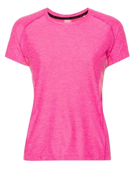 Rossignol Pink Rubberised-logo Performance T-shirt