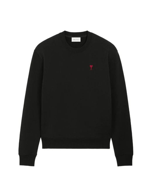 AMI Black Ami De Coeur Sweatshirt