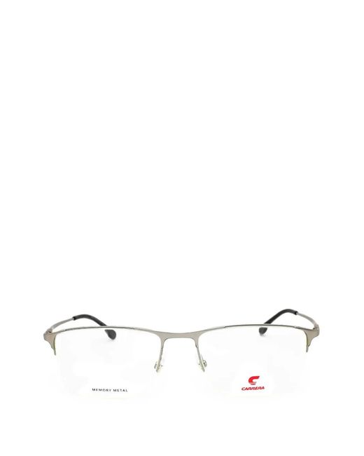 Carrera White Rectangle-Frame Glasses for men