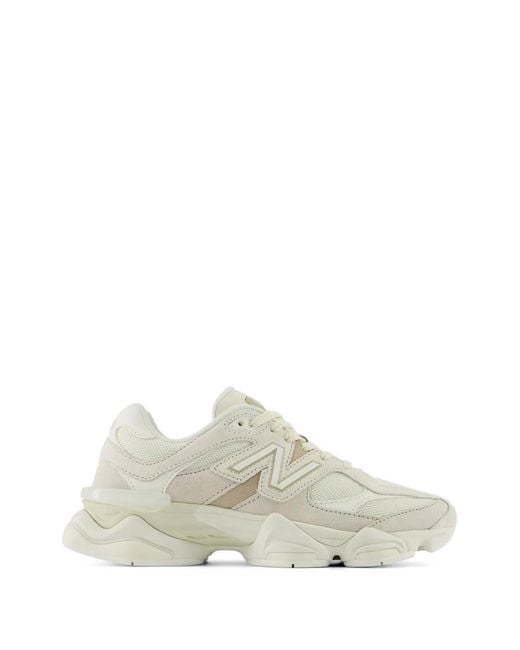 New Balance White 9060 Panelled Sneakers