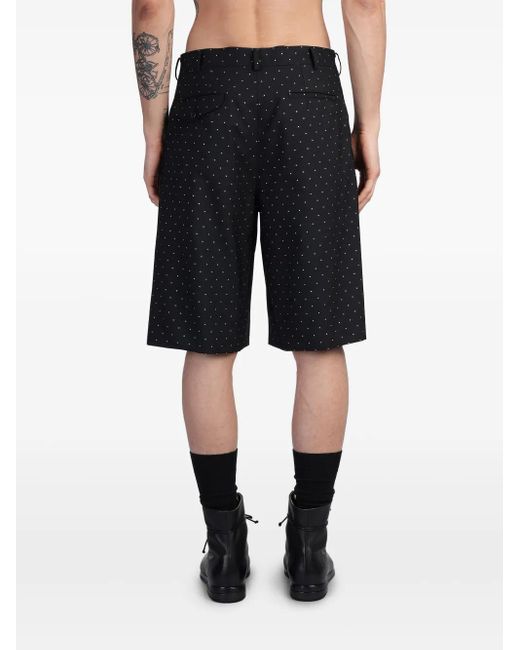 メンズ Comme des Garçons ポルカドット ショートパンツ Black