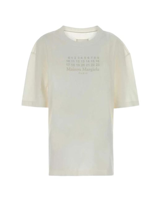 Maison Margiela White Short-Sleeves T-Shirt