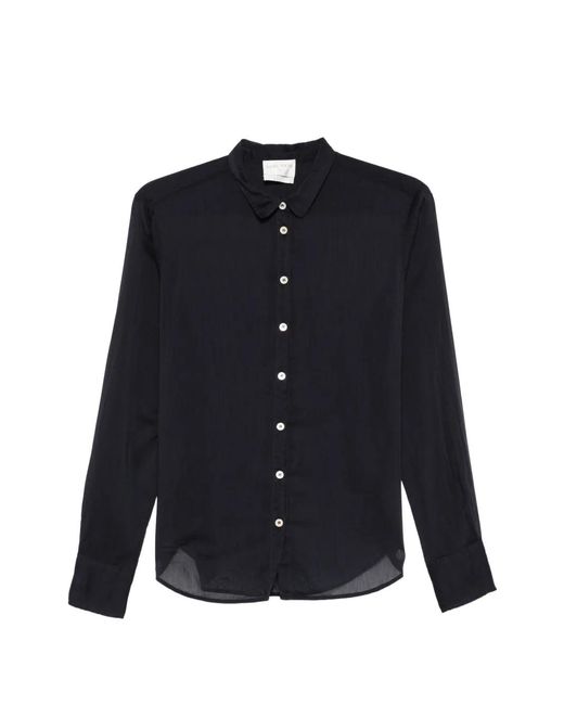 Forte_forte Blue Camicia Regular Voile Co/Se