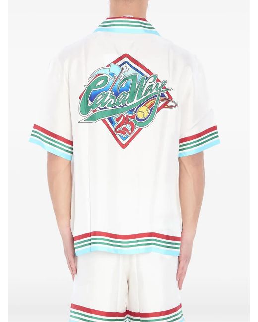 Casablanca Casa Way World Series Hemd in White für Herren